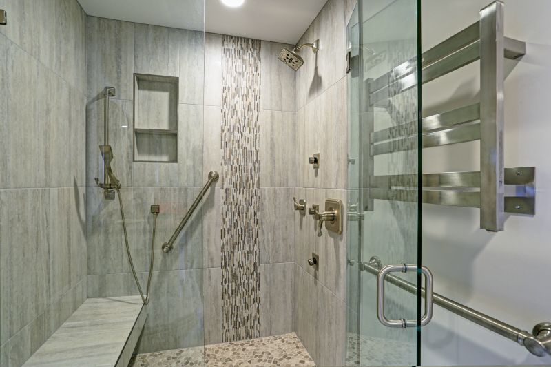 Rain Shower Head in a Contemporary Setting