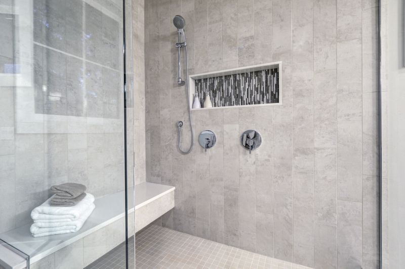 Sleek Walk-In Shower Design